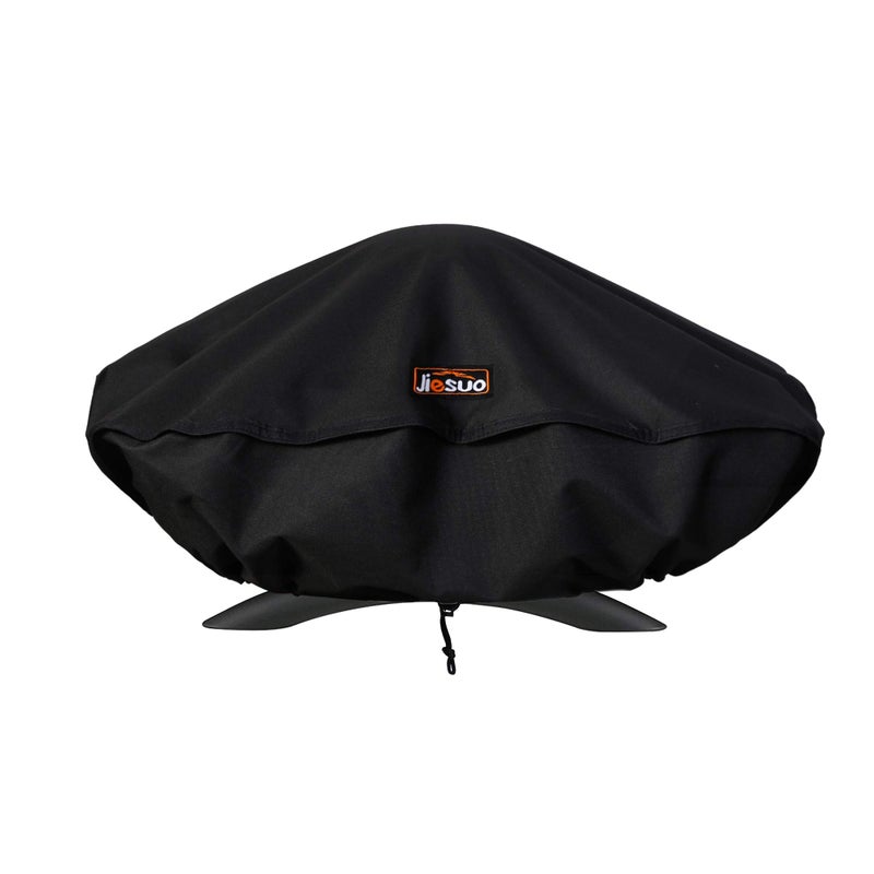 JIESUO Grill Cover for Weber Q Series, BBQ Cover for Weber Q1200, Q1000 and Q100 Series Portable Grill Accessories - Image 1